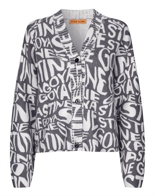 Reba Cardigan - Liquidfied Logo